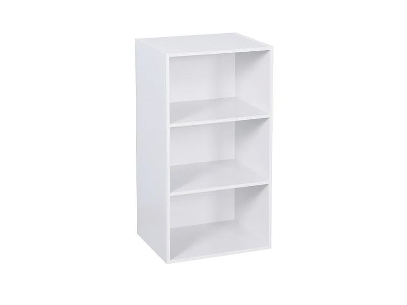 Bibliothek KIKI 29x42x80cm 3 Fächer 3 Tablare weiss