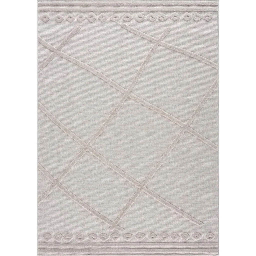 Shaggy Indoor-Outdoor - Newhaven (beige) (Størrelse: 160 x 230 cm)