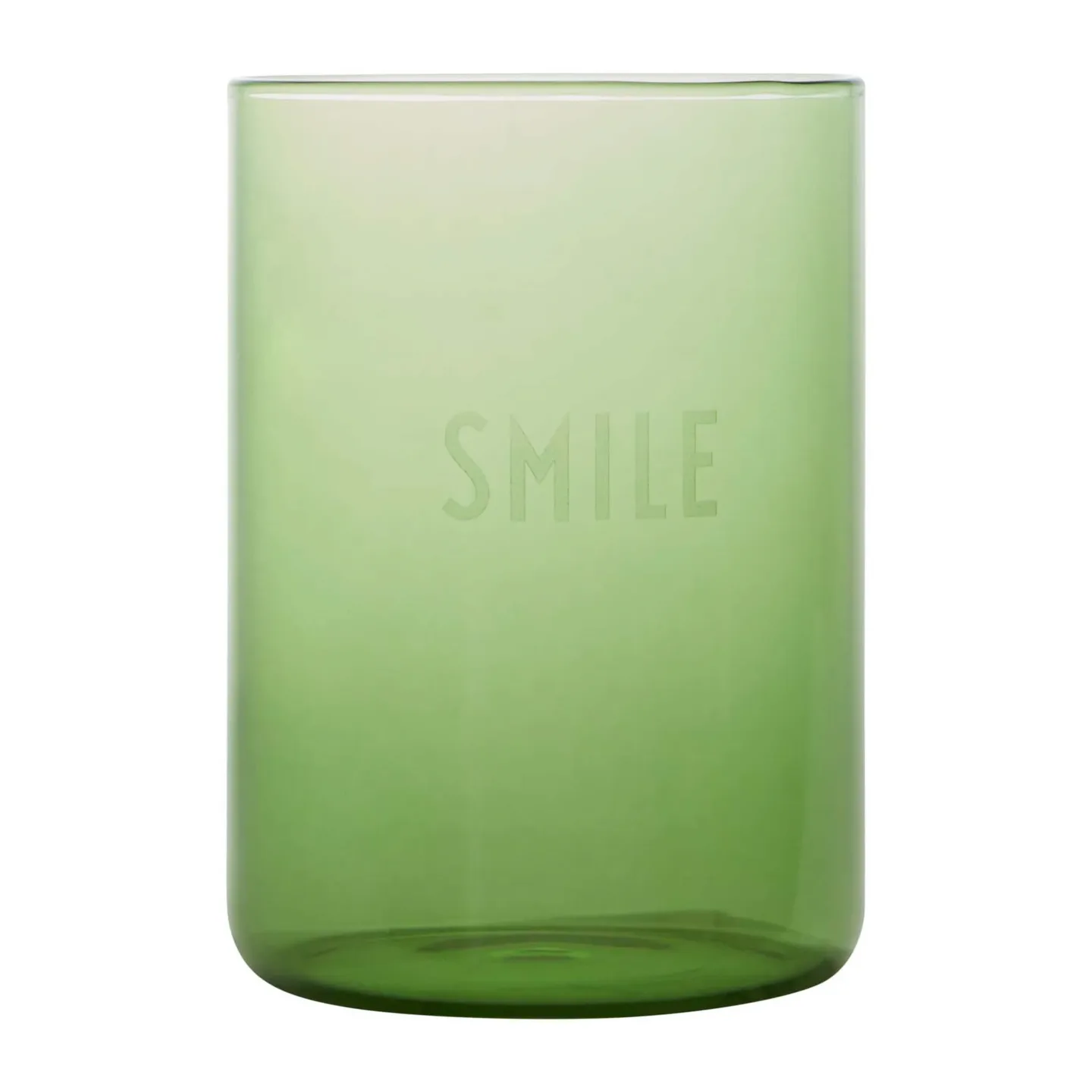 Design Letters Design Letters Lieblingsglas 35 cl Smile-green