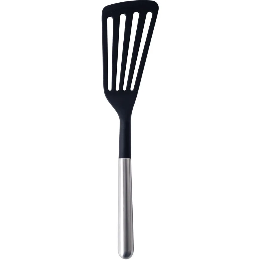 Pfannenwender Premium schwarz/silber Edelstahl/Silikon T 7.5 cm