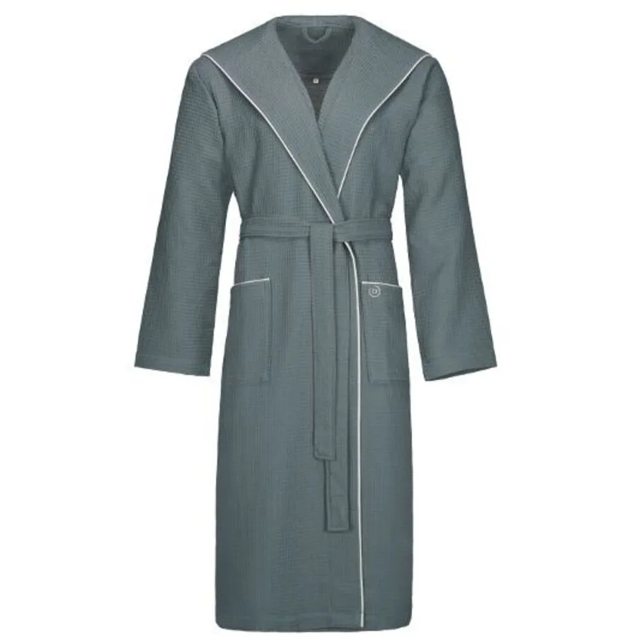 Bugatti Bademantel Tizian M Flanell 100% Baumwolle, Piqué M