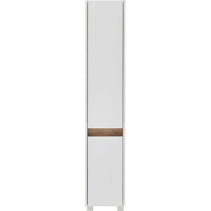 Badezimmerschrank Oreon weiss Holzwerkstoff B 30.2 T 33 cm H 164.5 cm