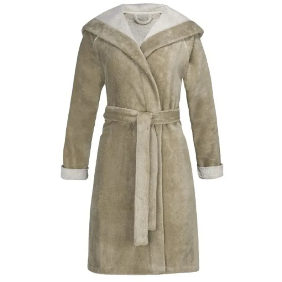 Bademantel Cosy mocca Polyester M