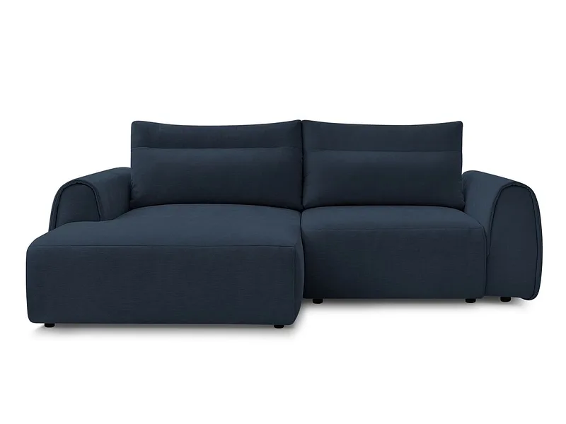 Ecksofa BOBOCHIC ADEN Stoff dunkelblau