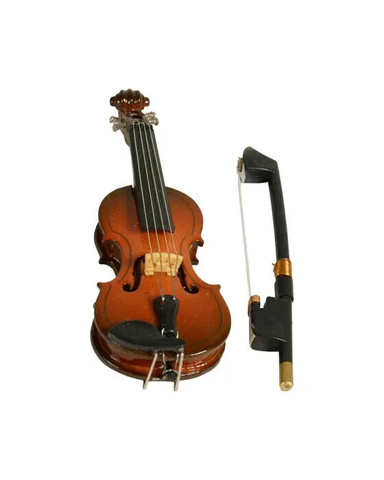 Violin Decoration Brown