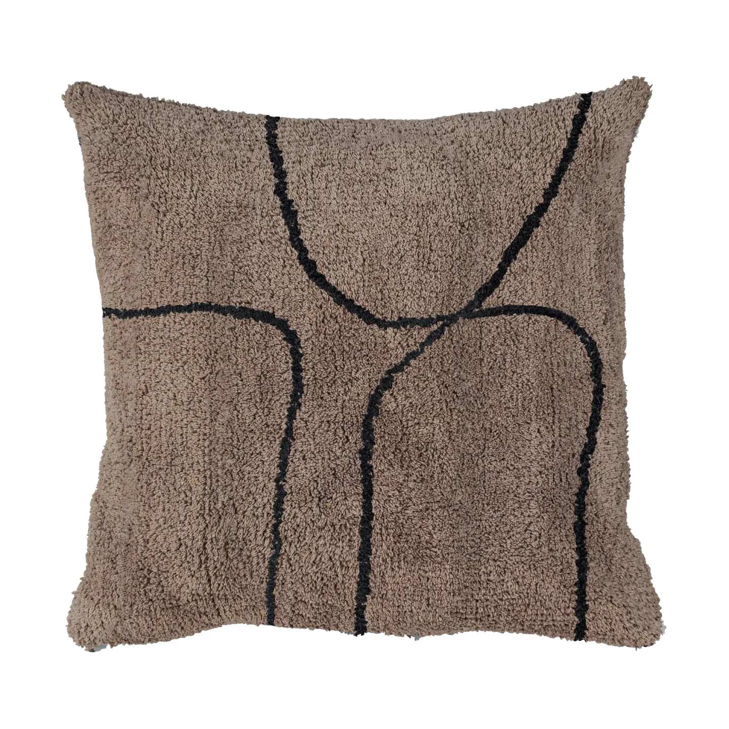 Mette Ditmer Shadow getupfter Kizzenbezug 50x50 cm Brown