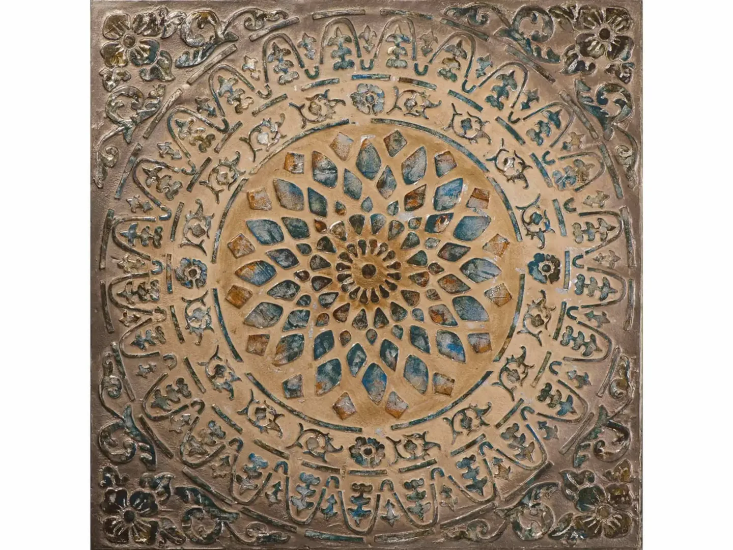 image LAND Bild Blumen Mandala | Schubiger Möbel