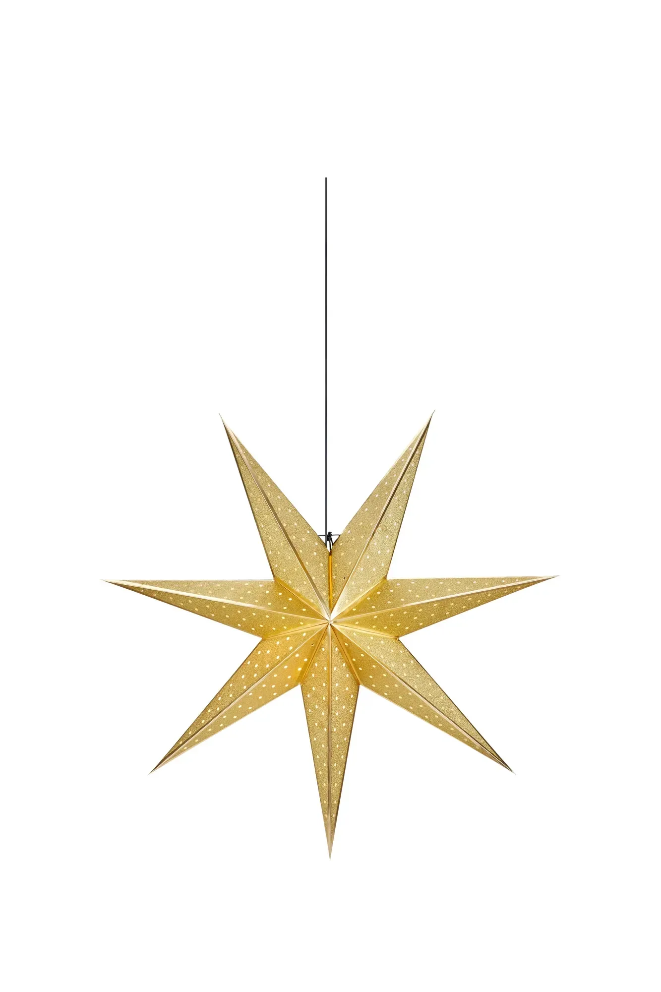 Glitter Stern Gold 45 cm