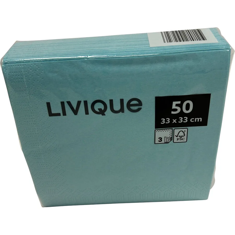 MyDeal Servietten Colour mint Papier 33 x 33 cm