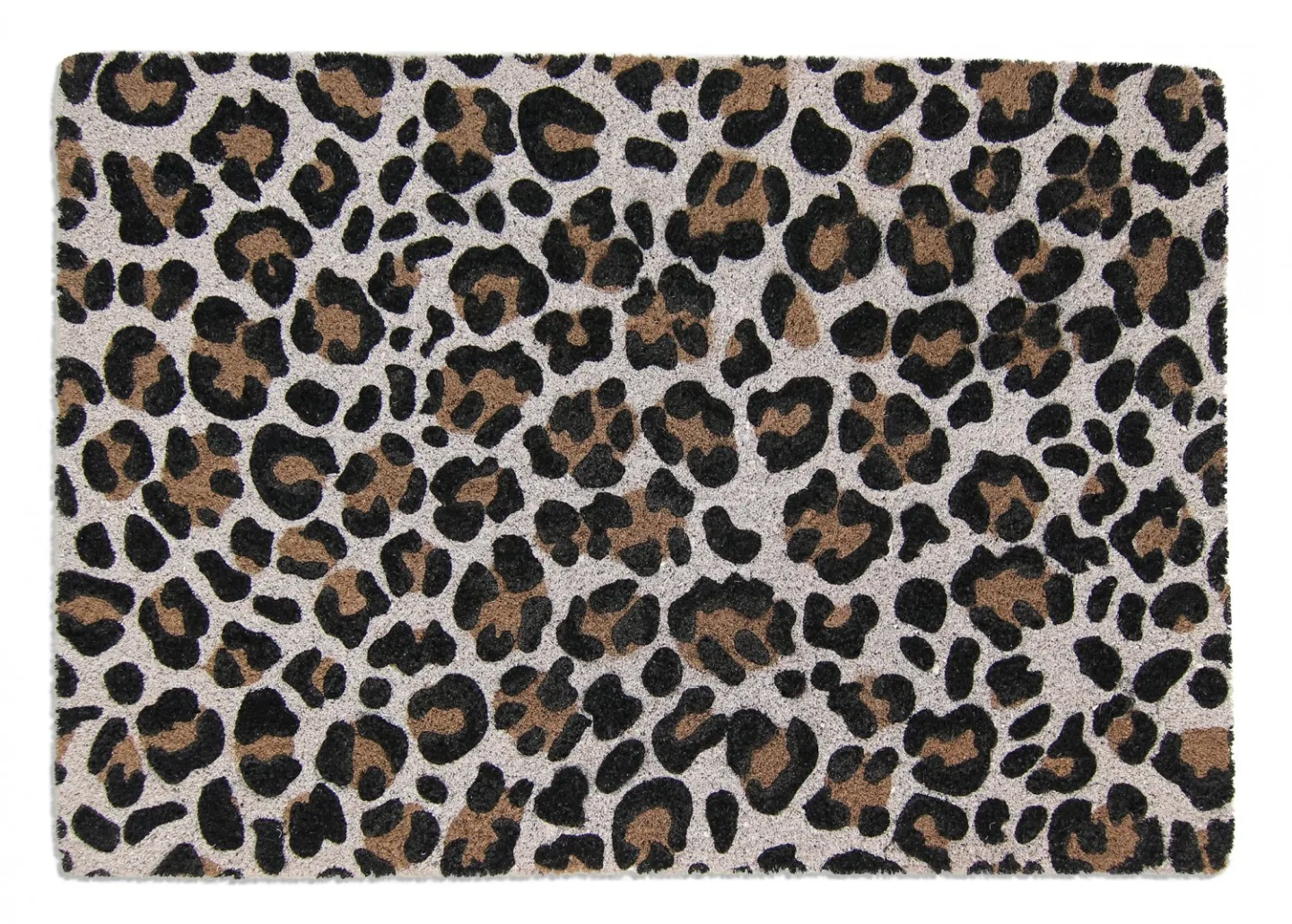 Dørmatte - Leo (svart/hvit) (Størrelse: 60 x 90 cm)