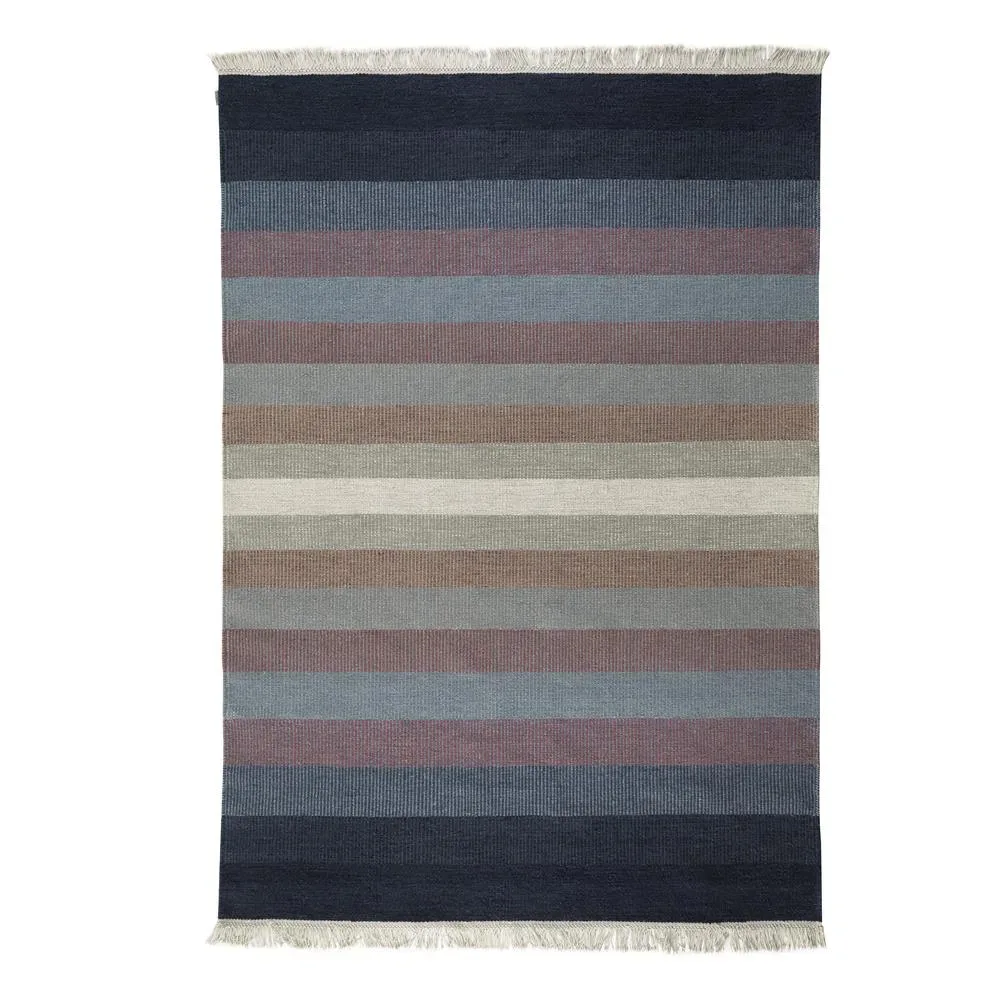 Kateha Tofta Wave matta 80 x 250 cm Blue