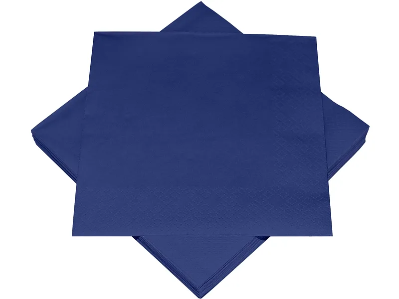 Set 20 Servietten SWAN Papier dunkelblau