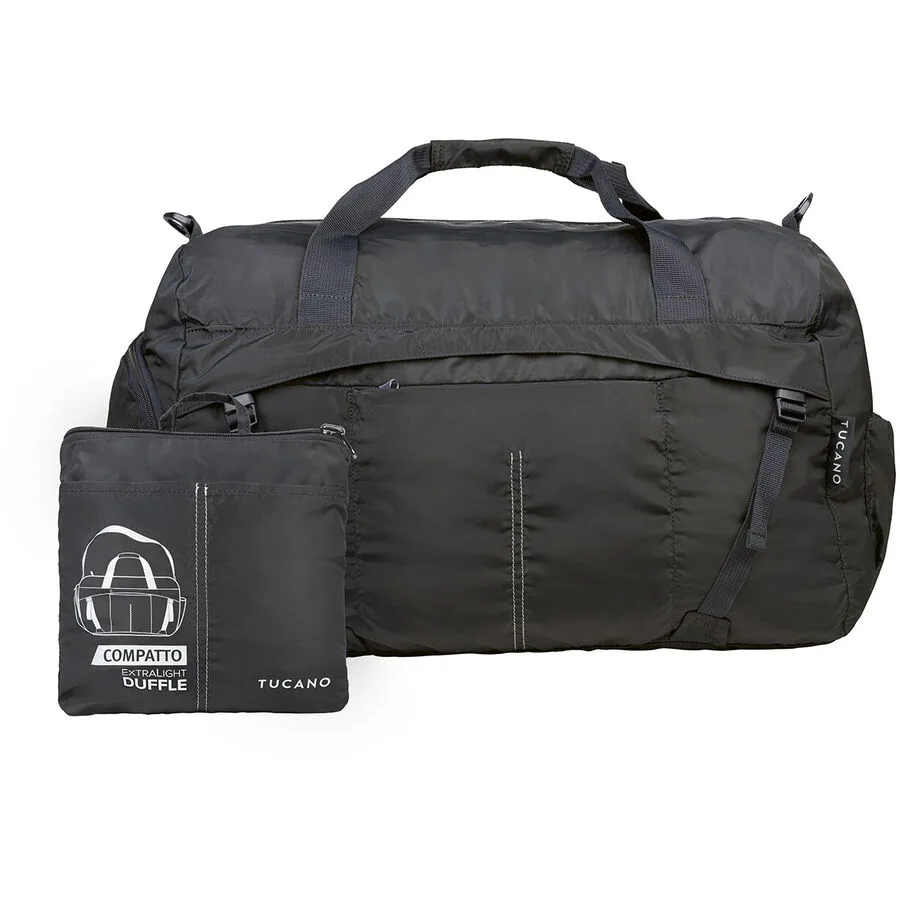 TUCANO Reisetasche Compatto Schwarz Stoff