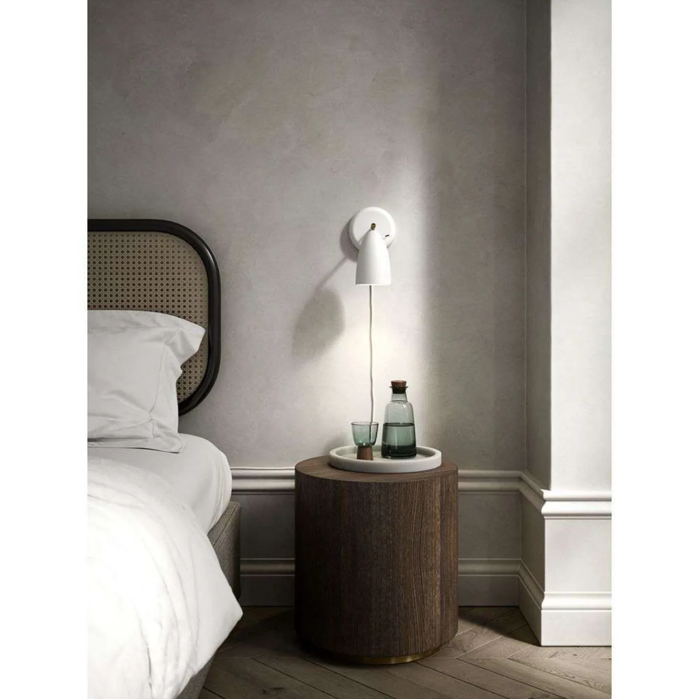 Nexus 2 Wandleuchte White/Telegrey - DFTP DFTP by Nordlux - Wohnzimmer - Metall