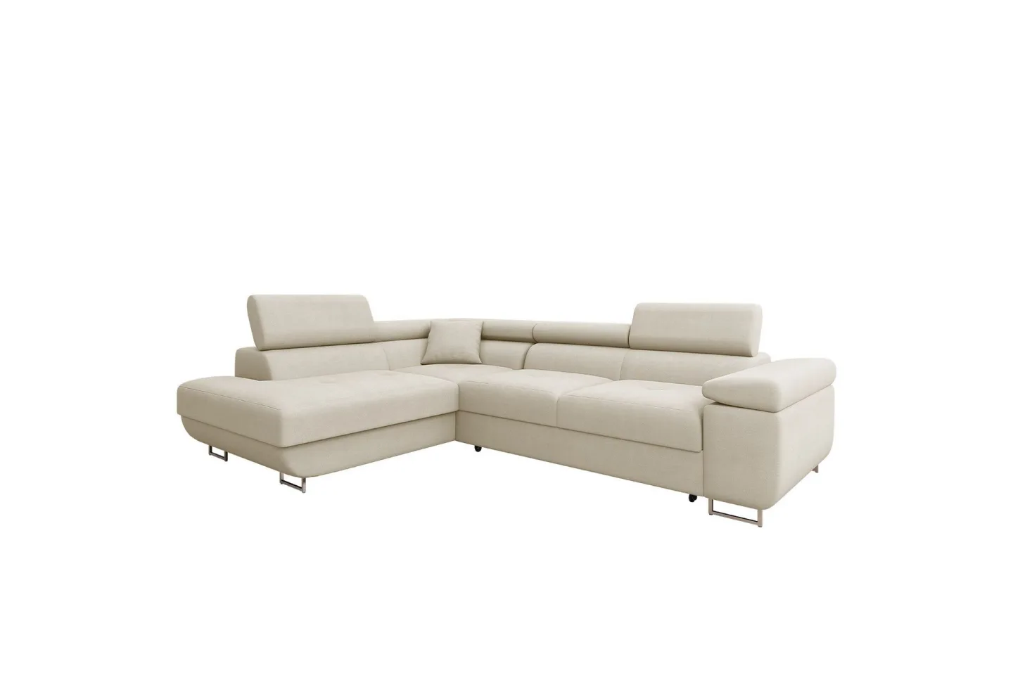Gabina Soffa med Schäslong 3-sits - Beige