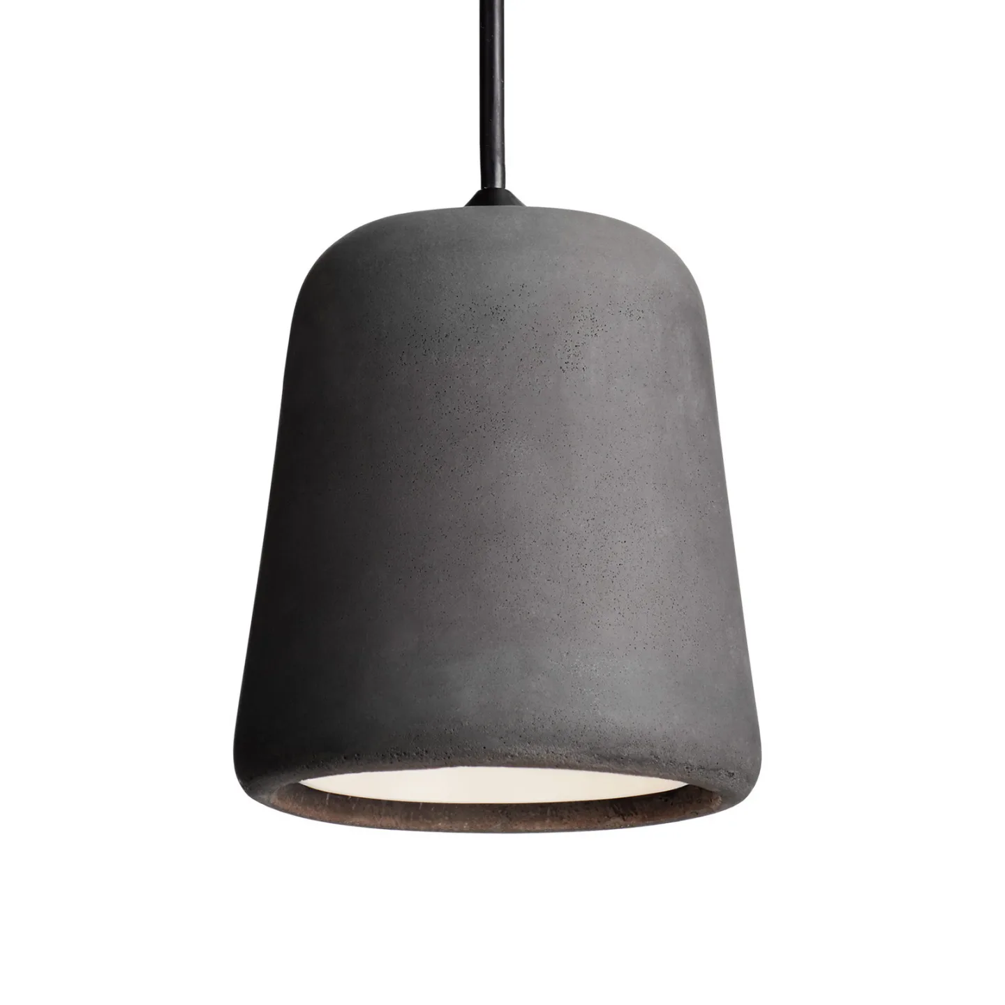 Material Pendelleuchte Dark Grey Concrete - New Works Material The Originals - Wohnzimmer - Design - Stein - Einflammig