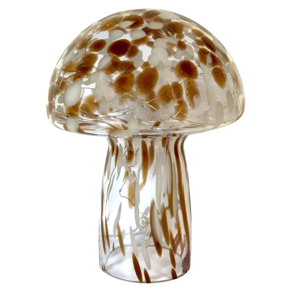 Pixie Design - Svamp 23cm - Bordslampa - Brun