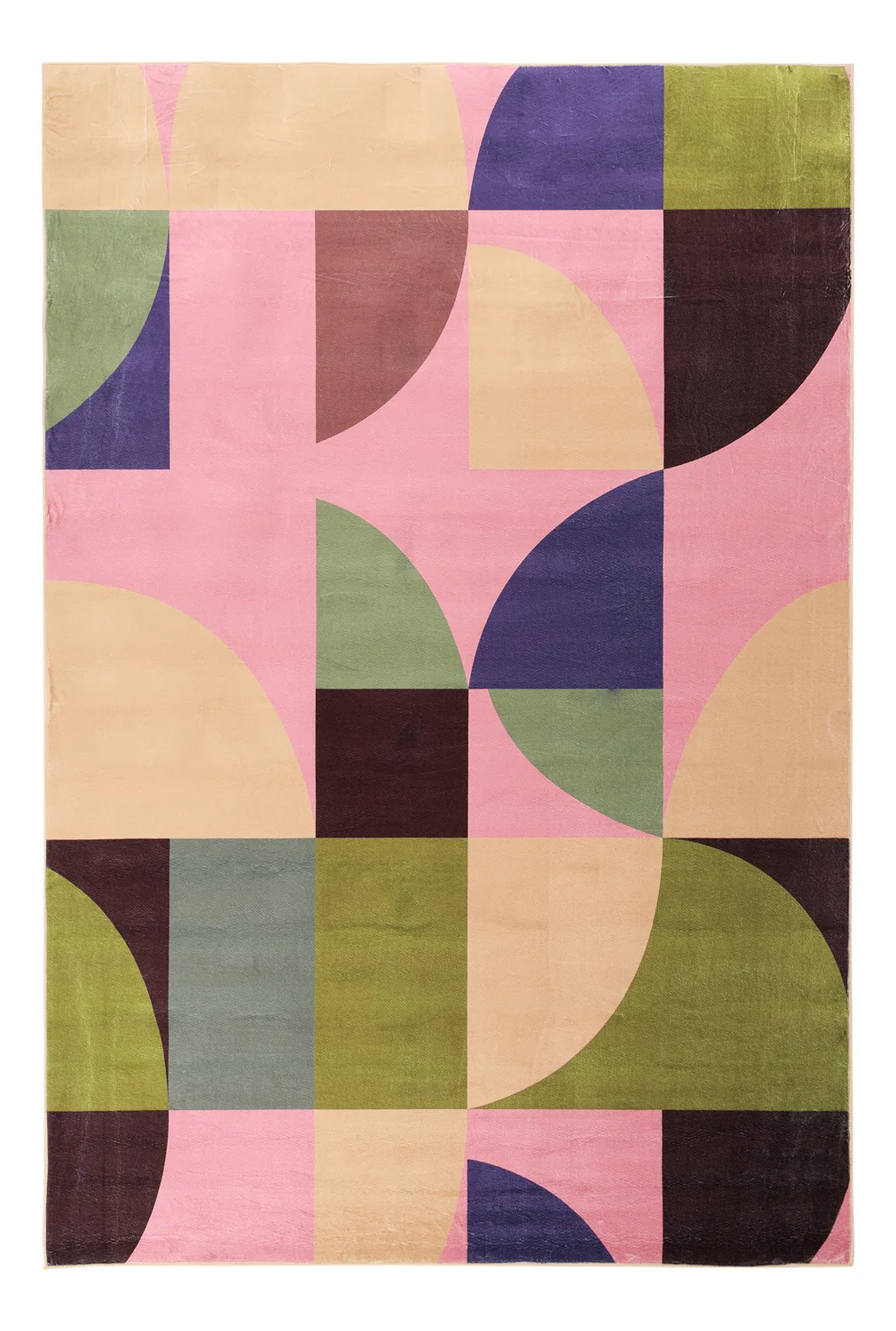 Wilton-teppe - Kalami (rosa/multi) (Størrelse: 200 x 280 cm)