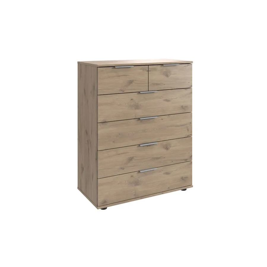 Kommode Peyton A Eiche Nachbildung Holzwerkstoff B 82 H 102 cm