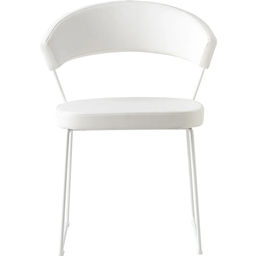 CONNUBIA Stuhl New Times weiss Polyester/Metall