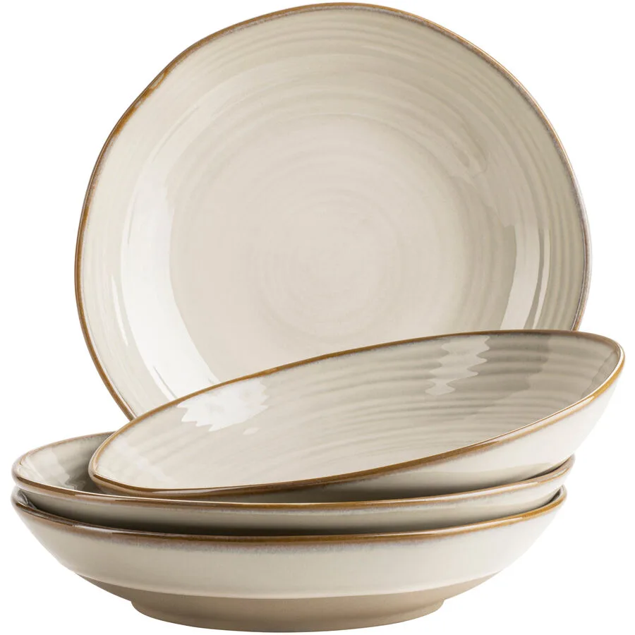 MÄSER Suppenteller Nottingham Beige Keramik