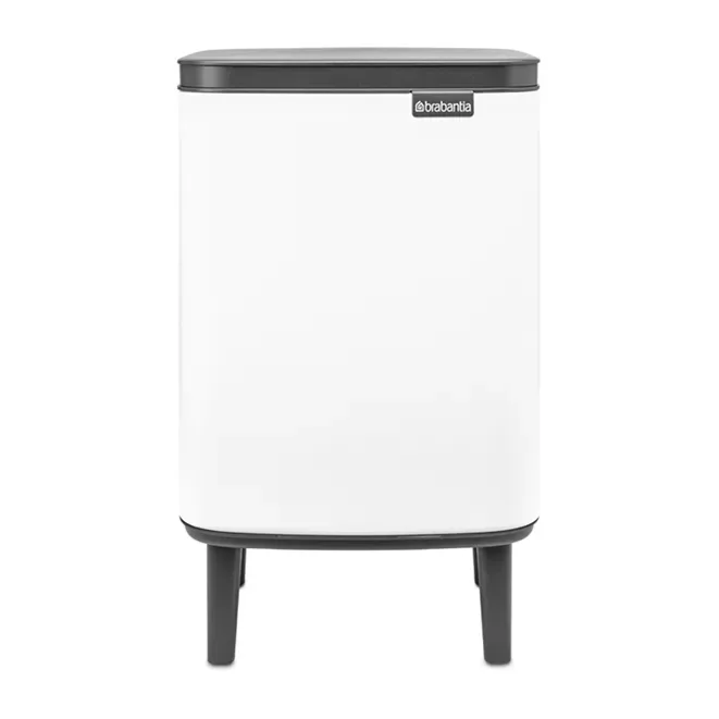 Brabantia Bo Abfalleimer hoch 7 L weiß