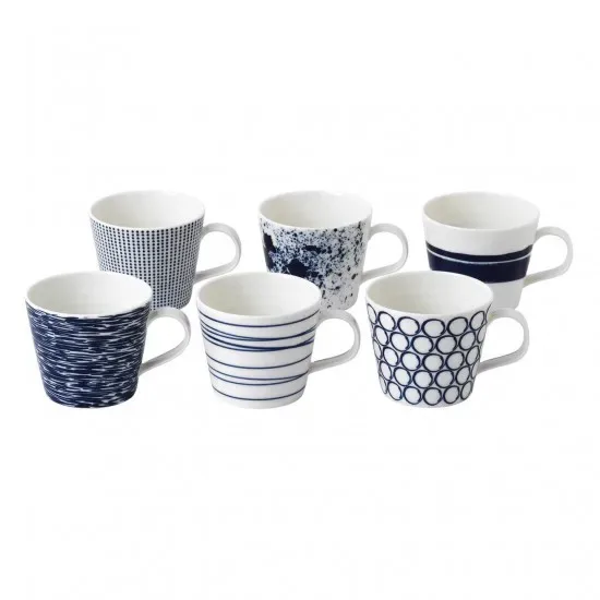 Royal Doulton Pacific Tasse blau 6 Teile Klein