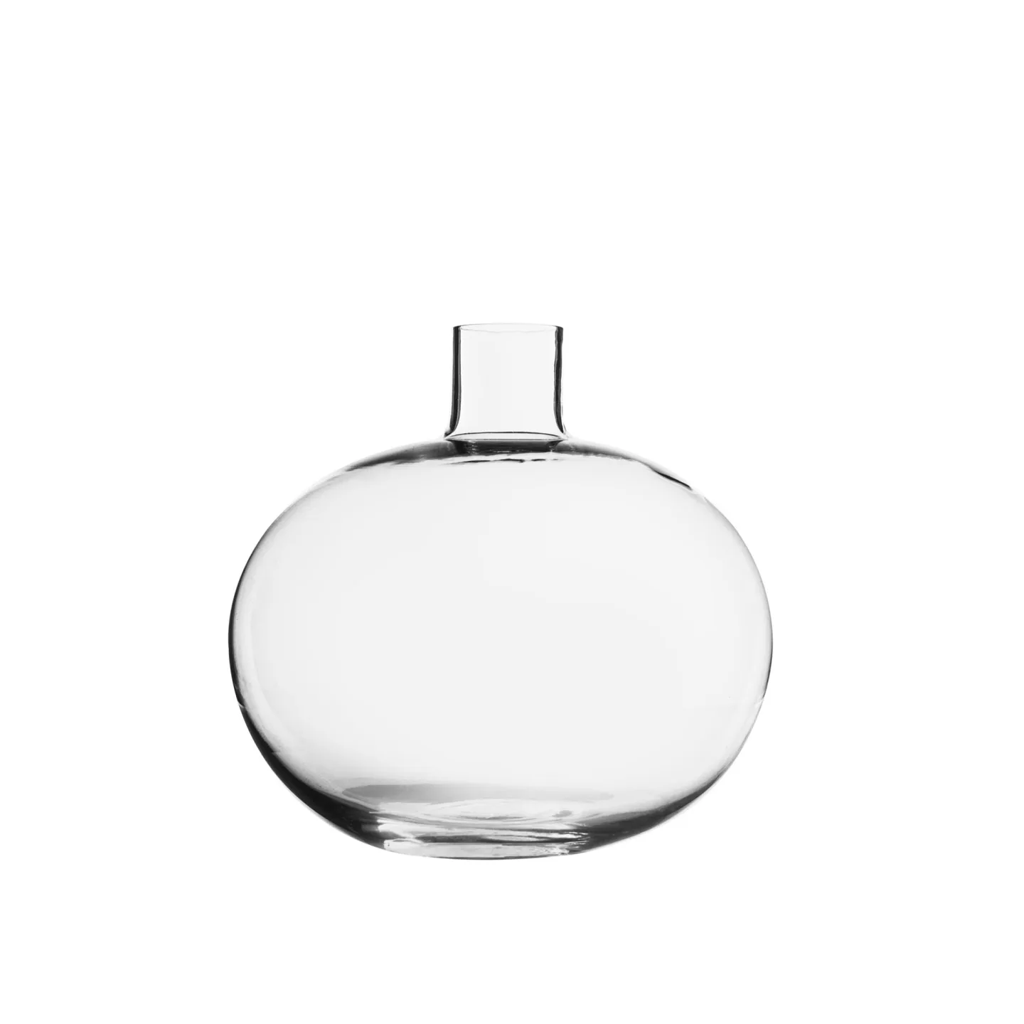 Skrufs Glasbruk - Holmen Vas H10 cm - Vaser - Carina Seth Andersson - Transparent - Glas