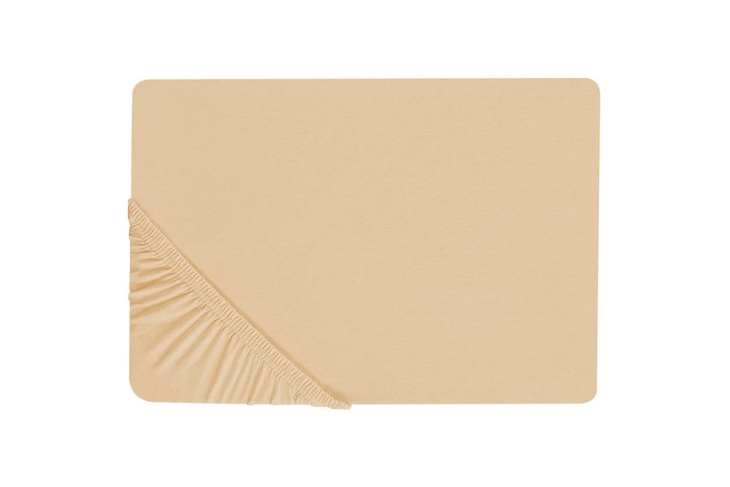 Dra-på-lakan Janbu Sandbeige, 90x200 cm - Sandbeige, 90x200 cm