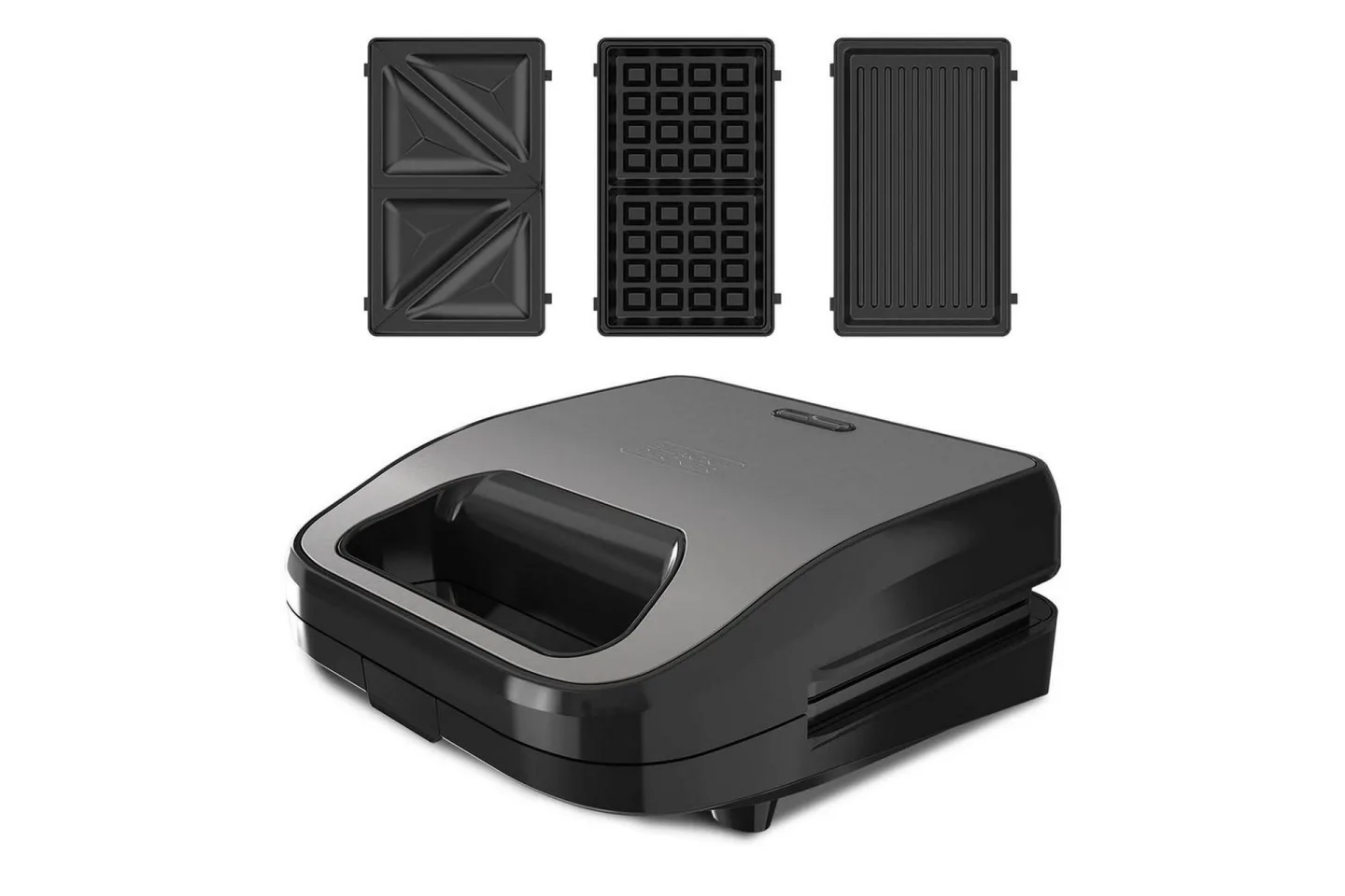 Smörgåsgrill Black+Decker Sandwich Waffle -