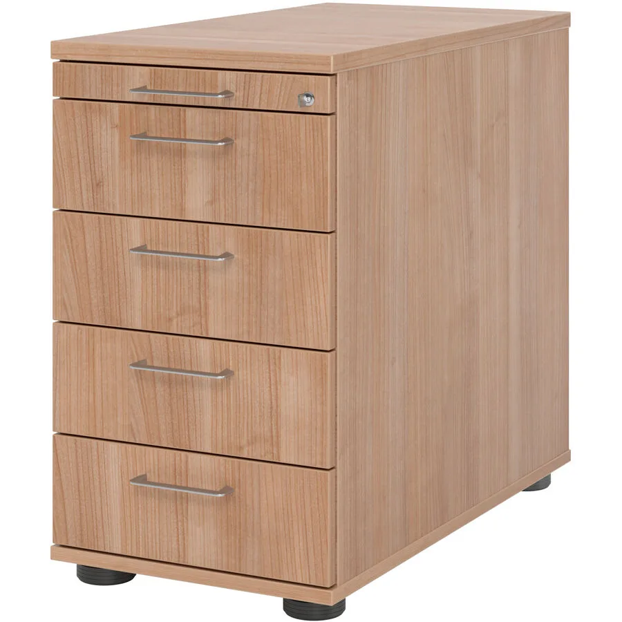 Standcontainer Office nussbaum Holzwerkstoff B 42.8 H 76 cm