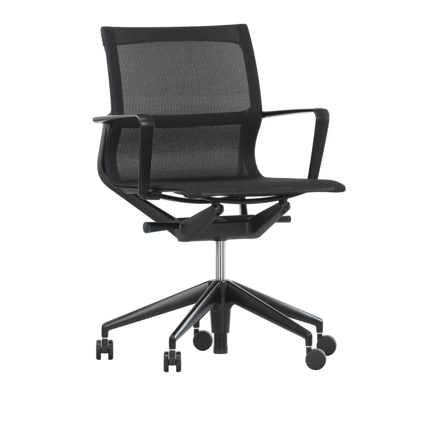 Vitra - Physix, TrioKnit, Black Pearl, Svart - Kontorsstolar - Alberto Meda - Svart