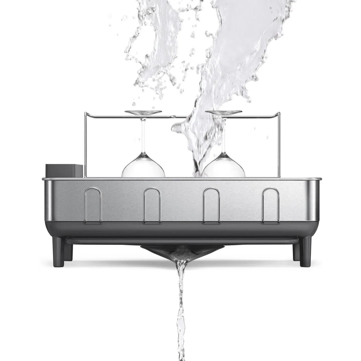 Abtropfgitter Simplehuman Grau Edelstahl B 51.4 cm - Abtropfgitter