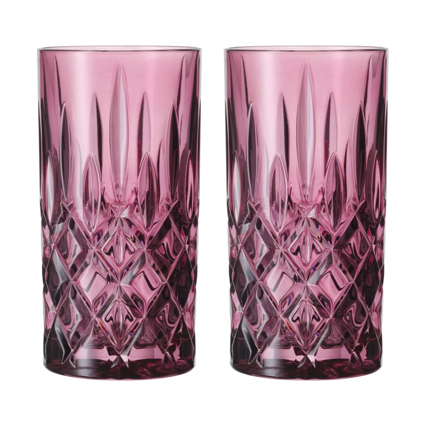 Nachtmann Noblesse Longdrinkglas 39,5 cl 2er-Pack Berry