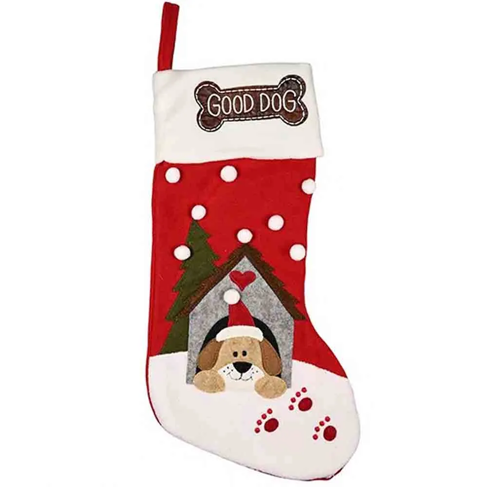 Julstrumpa för julklappar Good Dog