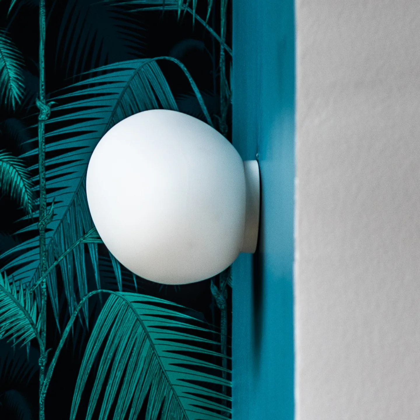 Gregg Piccola Væg-/Loftlampe White - Foscarini - Entré - Design - Glas - Rund