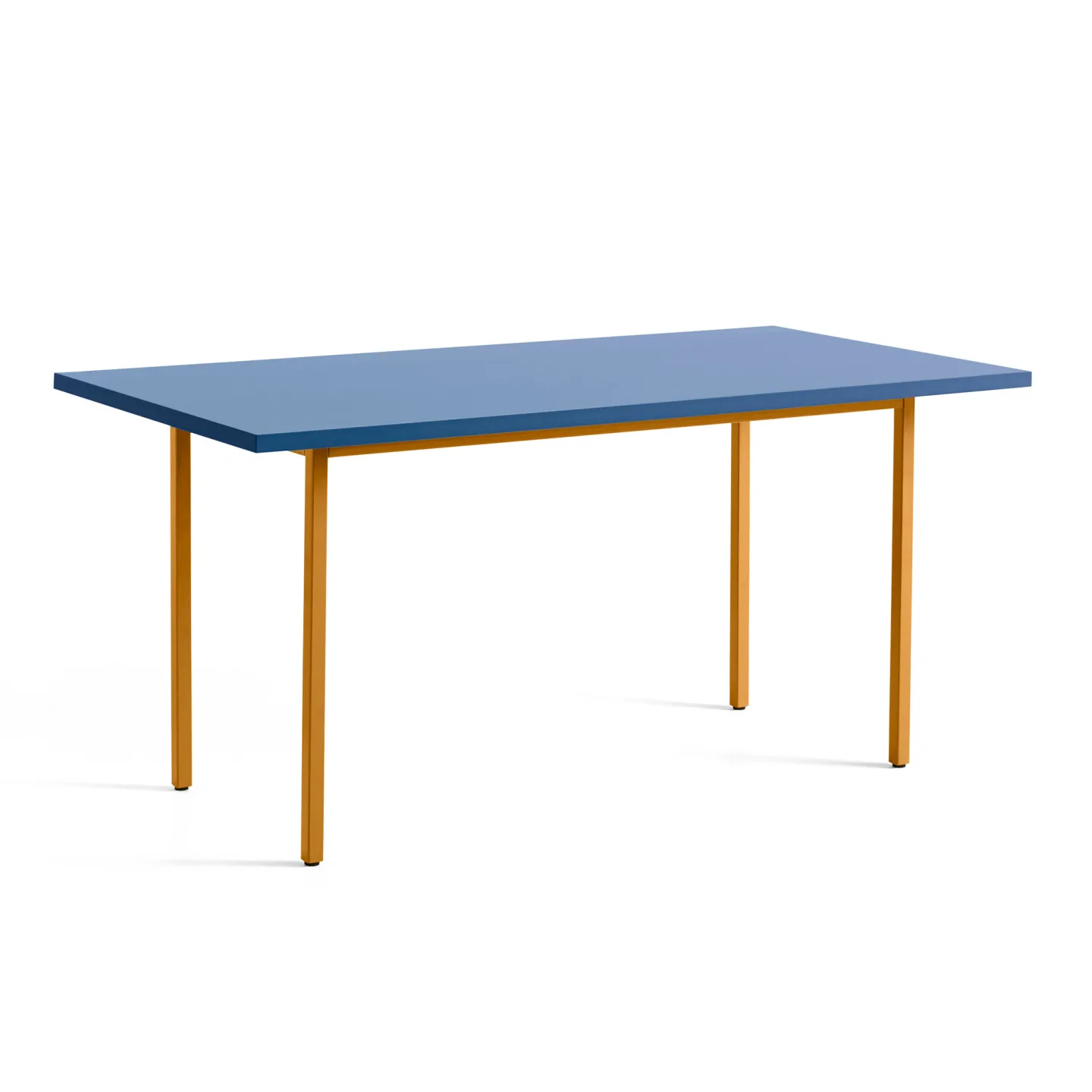 HAY - Two-Colour Table 160 Blue / Ochre - Matbord - Muller Van Severen - Brun,Blå - Metall
