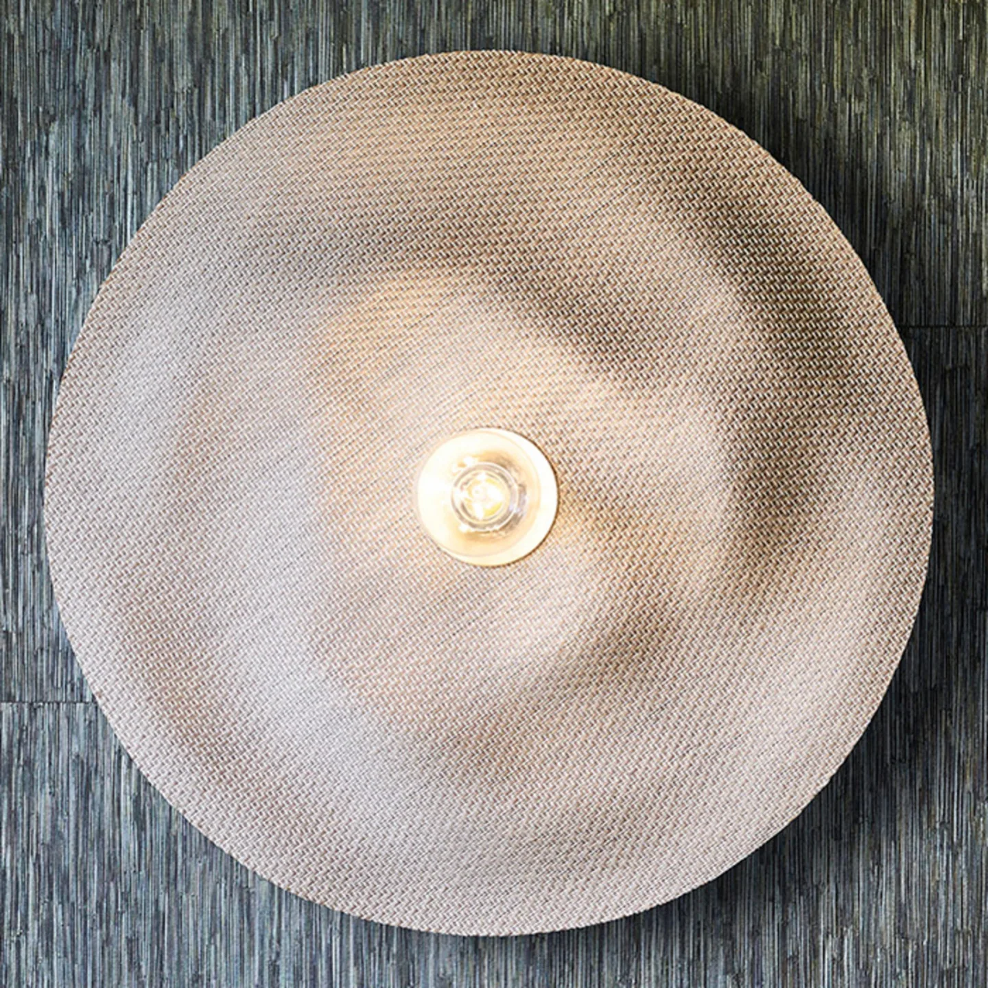 Rivage M Wandleuchte Ø 58 cm - MARKET SET - Wohnzimmer - Design - Stoff / Textil - Rund