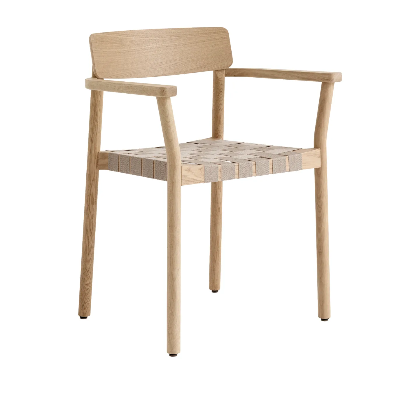 &Tradition - Betty Armchair TK9, Oak/Natural Webbing - Matstolar - Thau & Kallio - Beige,Träfärgad - Trä
