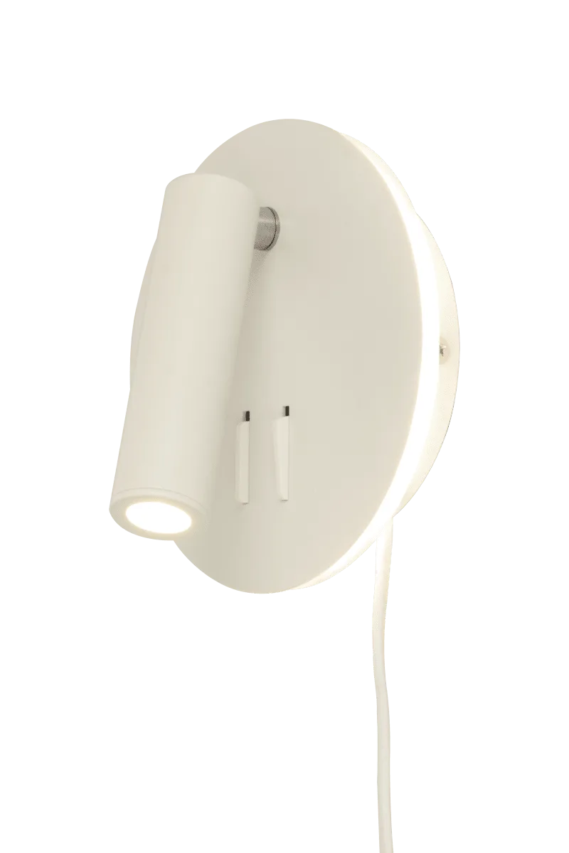 Aneta Lighting - Ace - Sänglampa - Vit
