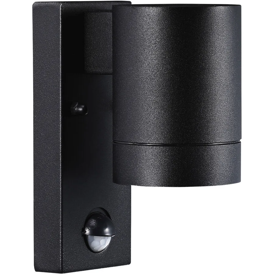 NORDLUX Wandlampe aussen Tin Schwarz Metall 7.6 cm 16 cm