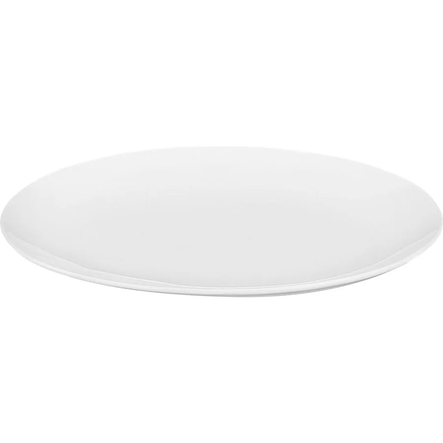 Servierplatte Bone China weiss Porzellan
