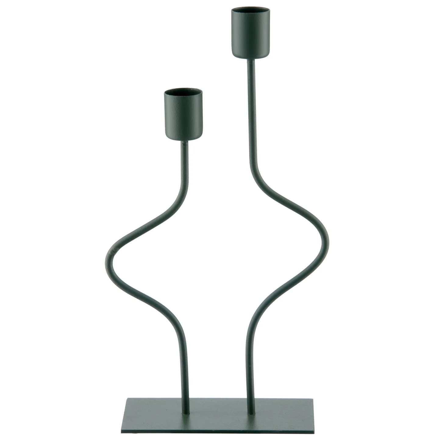 Gasper Kerzenständer Swing, Metall, Opalgrün | Schubiger Möbel