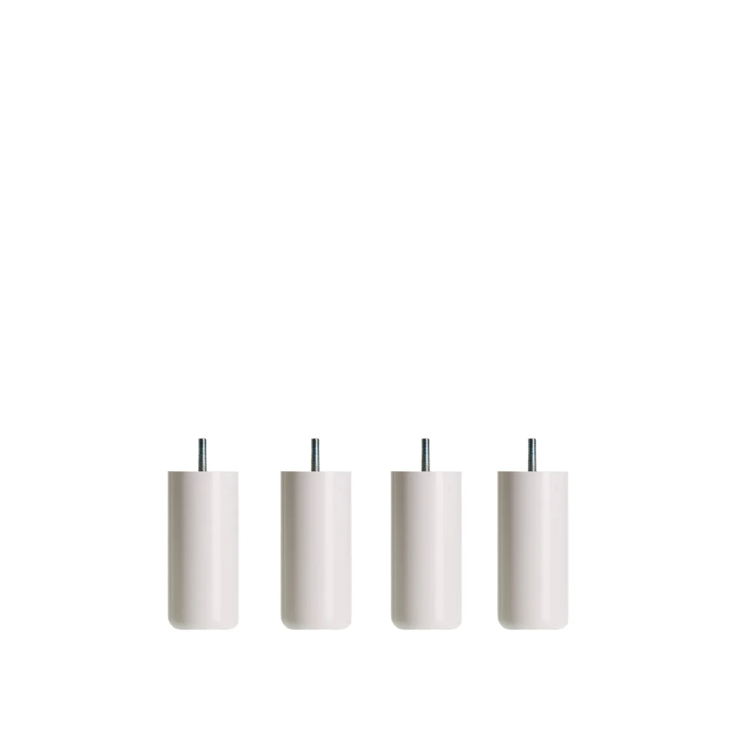 DUX - Dux SC sängben rund vit 12 cm 4-pack - Sängben - Träfärgad - Trä