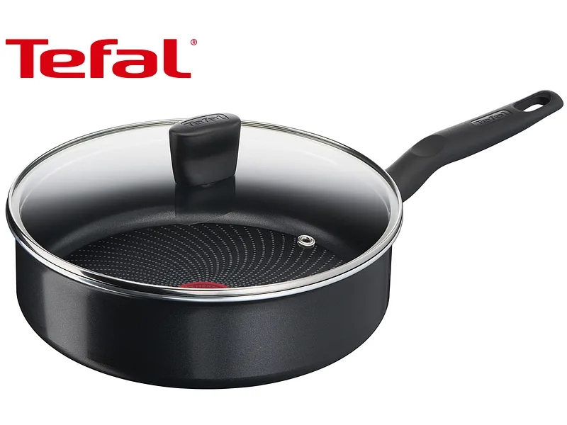 TEFAL Bratpfanne START'EASY Ø24cm aluminium schwarz