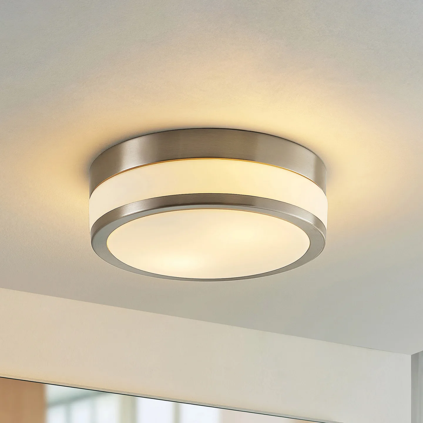 Flavi taklampe Ø28 nikkel - Lindby - Bad - Moderne - Metall - Rund