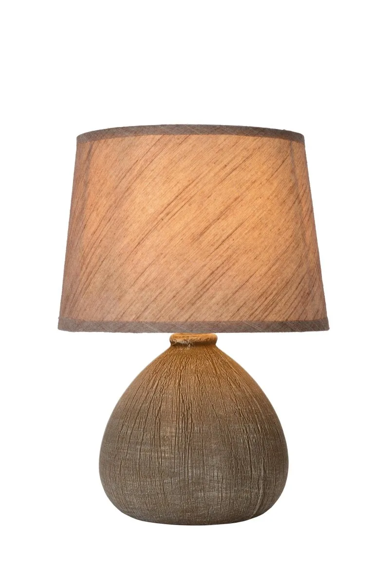 Lucide - Ramzi 26cm - Bordslampa - Brun