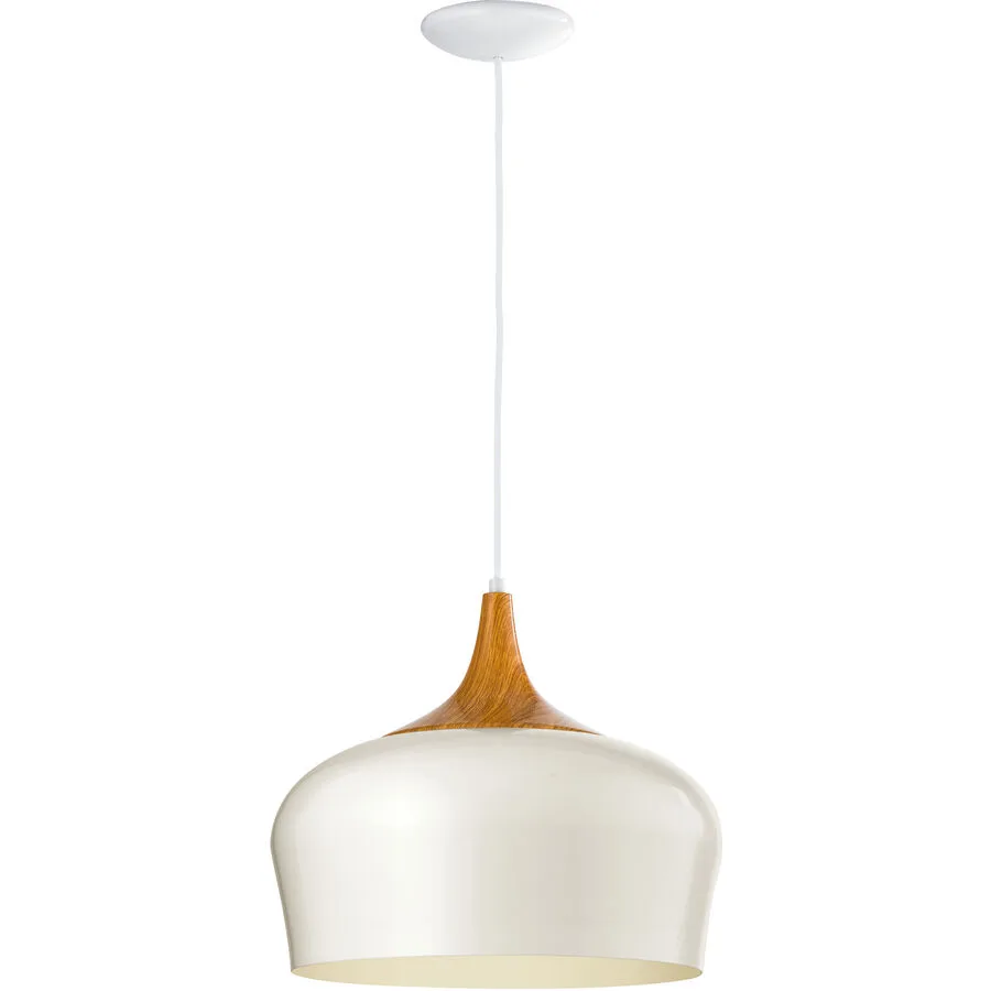 Eglo Pendellampe Obregon Beige Stahl 110 cm - Farbe: eiche - LED