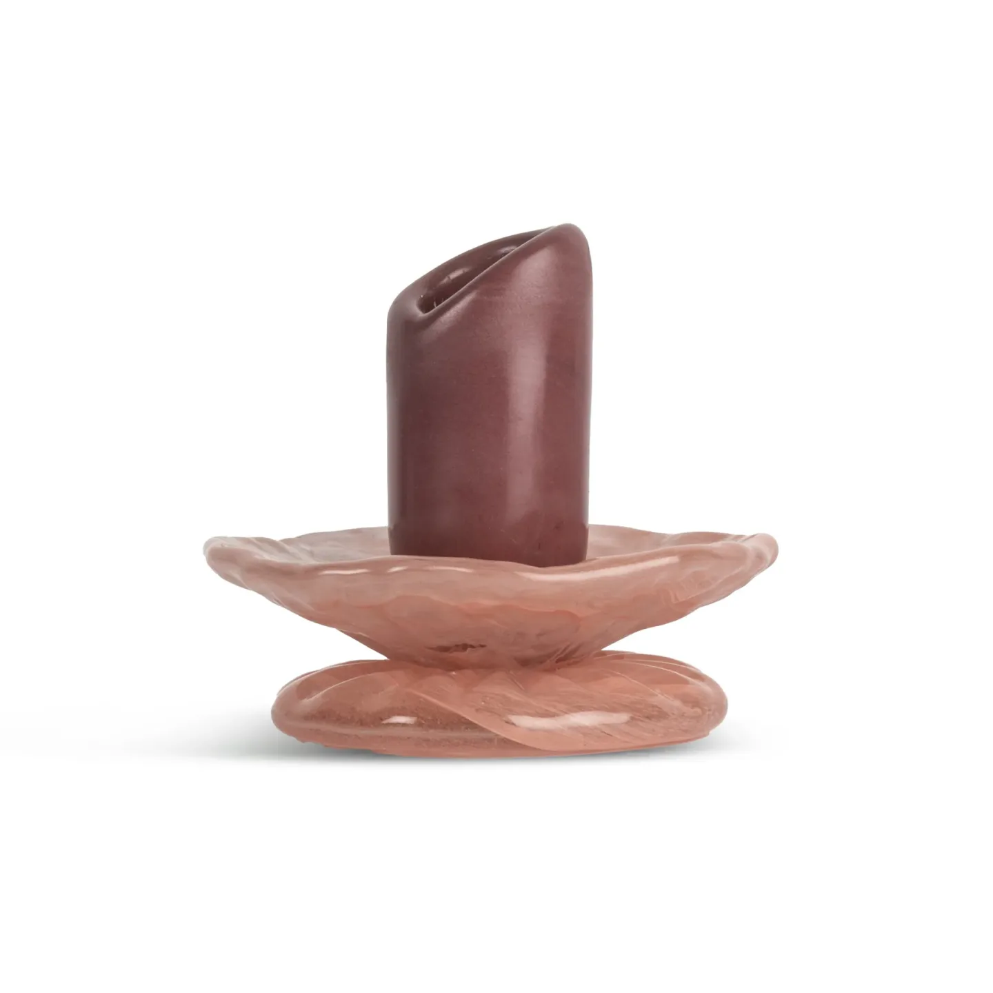 Byon Lara Kerzenhalter XS 9 cm Weinrot-rosa