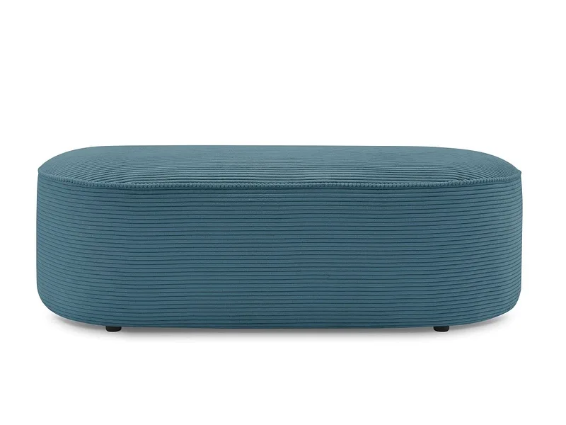 Hocker BOBOCHIC ROUSSEAU 70x140x45cm cord-stoff dunkelblau